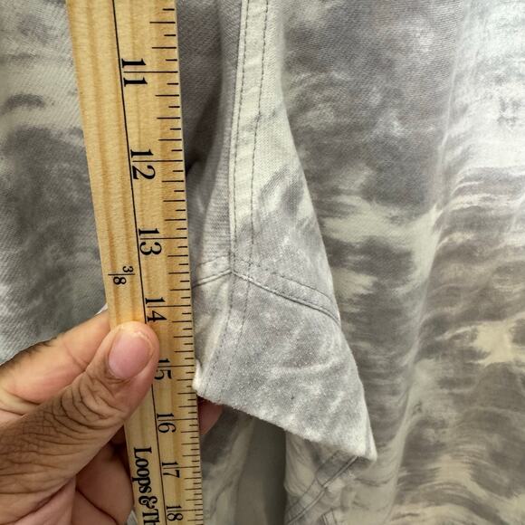 Athleta Farallon Printed Jogger Pants Women’s Size 22 Gray Tie Dye Elastic Waist - Picture 8 of 13